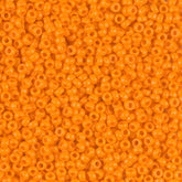 11/0 Miyuki Seed Beads Mandarin Orange Opaque #0405